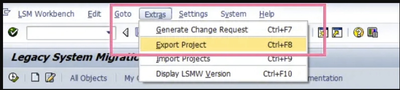 Export Lsmw in SAP