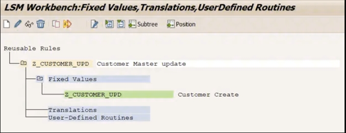 LSMW Maintain fixed values, translations, user-defined routines