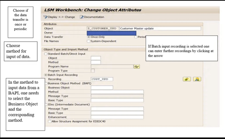 lsmw methods in sap